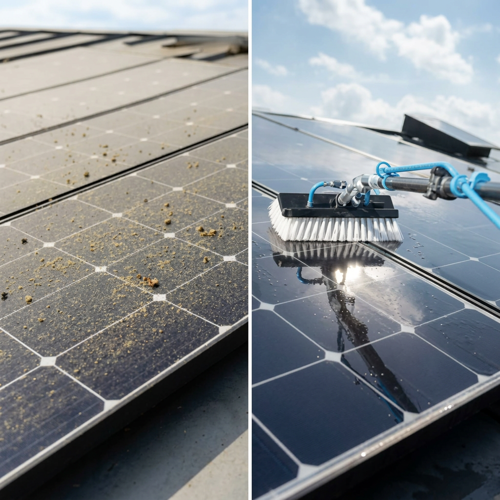 Avant / après — Panneaux photovoltaïques